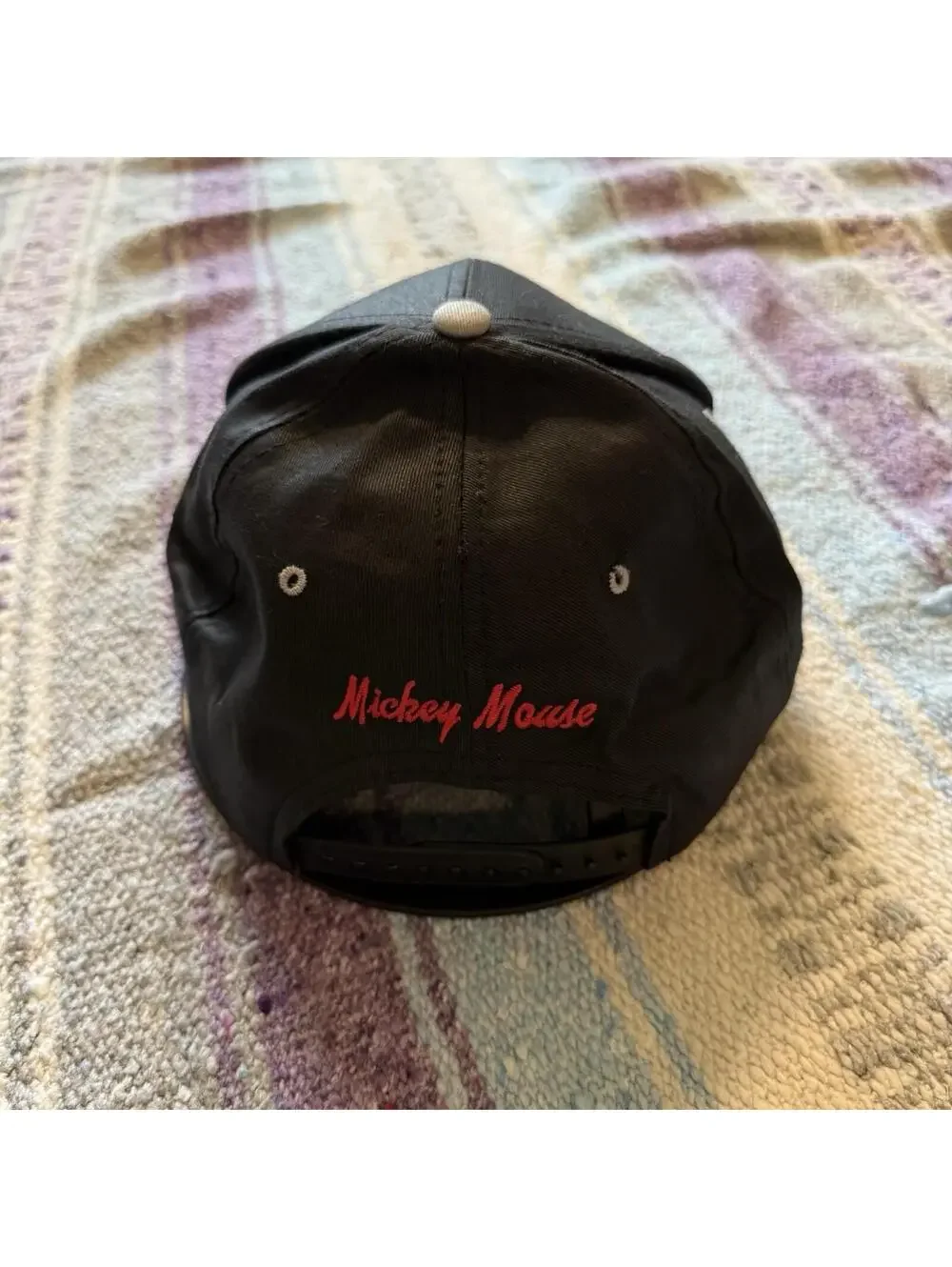 Vintage‎ 90s Walt Disney Mickey Mouse Hat Baseball SnapBack Cap OSFA